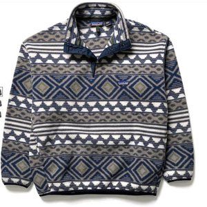1996 Patagonia Printed Synchilla Snap-T Pullover
